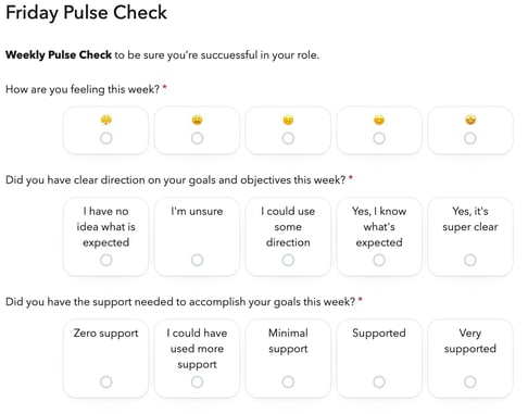 A screenshot of a survey Description automatically generated