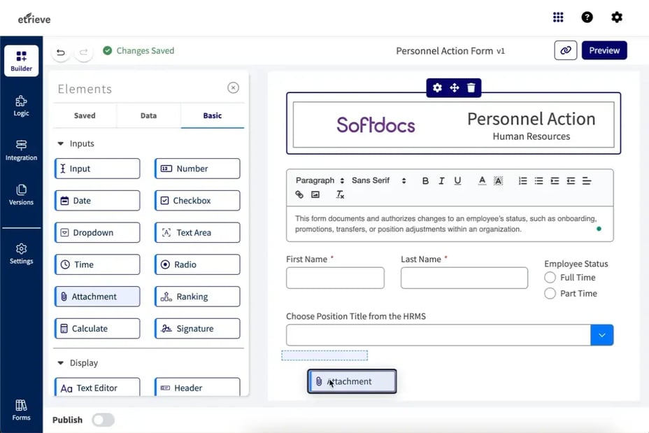 Softdocs eForms