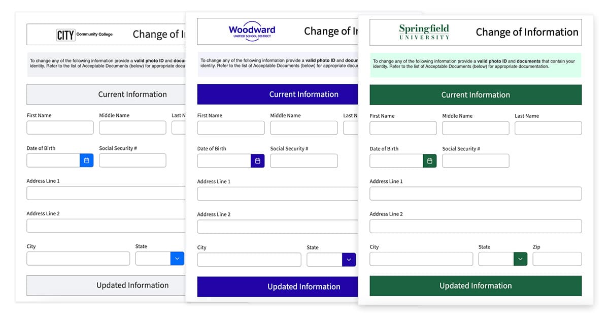 eForms Theming Example