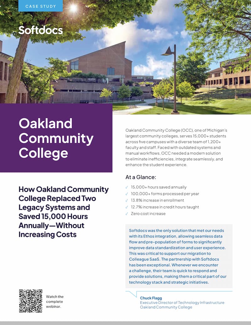 Case Study: Oakland Community College