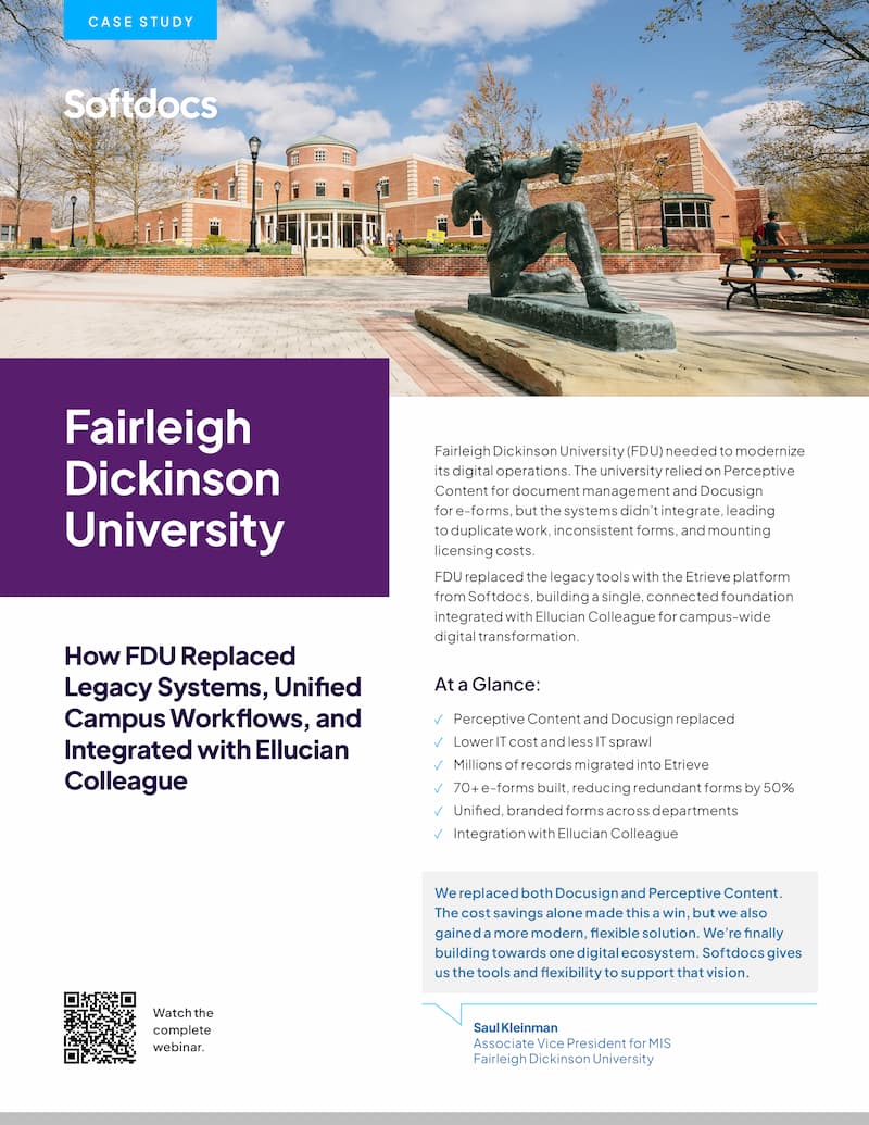 Case Study: Fairleigh Dickinson University